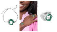 Load image into Gallery viewer, Paparazzi ♥ Geode Greeting Bracelet &amp; Geode Grace Ring - Green Set ♥ 2-Piece Set S137