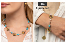Load image into Gallery viewer, Paparazzi ♥ Chill Country Necklace &amp; -Triumphant Trellis Bracelet - Yellow Set  ♥ S187