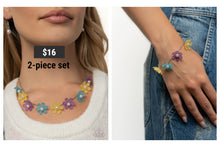 Load image into Gallery viewer, Paparazzi ♥  Floral Revival Necklace &amp; Fresh Flowers Bracelet - Purple Set ♥ S200