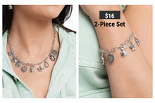 Load image into Gallery viewer, Paparazzi ♥ Eclectic Easter Necklace &amp; Extensive Easter Bracelet - Silver ♥ S206