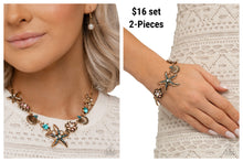Load image into Gallery viewer, Paparazzi ♥ Starfish Song Necklace &amp; Starfish Single Bracelet  ♥ S210