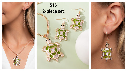 Paparazzi ♥ Turtle Theme - Gold ♥ Set S220