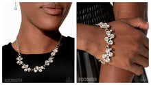 Load image into Gallery viewer, Paparazzi ♥ Hollywood Hills Necklace &amp; Old Hollywood Bracelet - White Set ♥ S230