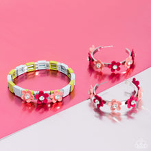 Load image into Gallery viewer, Paparazzi ♥ Sincerely Springtime Bracelet &amp; Strictly Springtime Earrings - Orange ♥ Set S86