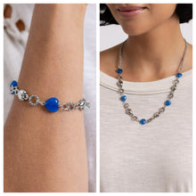 Load image into Gallery viewer, Paparazzi ♥ I Can Feel Your Heartbeat Bracelet  &amp; My HEARTBEAT Will Go On ♥ Blue Set S96