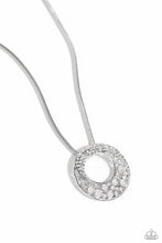 Load image into Gallery viewer, Paparazzi ♥ Scintillating Spiral - White ♥ Necklace EX42
