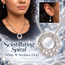 Load image into Gallery viewer, Paparazzi ♥ Scintillating Spiral - White ♥ Necklace EX42