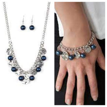 Load image into Gallery viewer, Paparazzi ♥ Seaside Sophistication Necklace &amp; SEA In A New Light Bracelet ♥ Blue S23