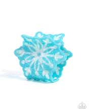 Load image into Gallery viewer, Paparazzi ♥ Snowflake Sparkle - Blue ♥ Hair Clip C72