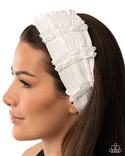 Load image into Gallery viewer, Paparazzi ♥ Soft Statement - White ♥ Head Band C75