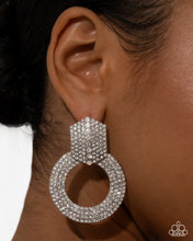 Load image into Gallery viewer, Paparazzi ♥ Sparkly Safeguard - White LOP  ♥ Post E2166