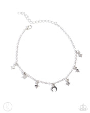 Load image into Gallery viewer, Paparazzi ♥ Stargazing Night - Silver ♥ Anklet A44