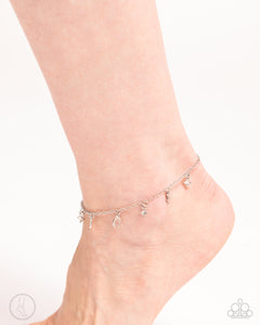 Paparazzi ♥ Stargazing Night - Silver ♥ Anklet A44
