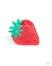 Load image into Gallery viewer, Paparazzi ♥ Strawberry Showcase - Red ♥ Hair Clip C46