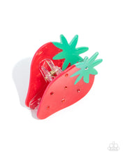 Load image into Gallery viewer, Paparazzi ♥ Strawberry Showcase - Red ♥ Hair Clip C46