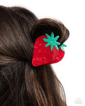 Load image into Gallery viewer, Paparazzi ♥ Strawberry Showcase - Red ♥ Hair Clip C46