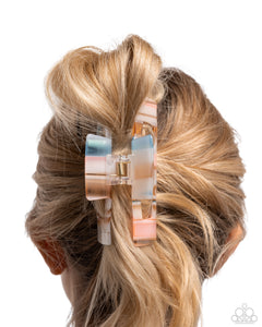 Paparazzi ♥ Striped Showcase - Hair Accessory ♥ Hair Clip C35