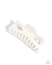 Load image into Gallery viewer, Paparazzi ♥ Striped State of Mind - White ♥ Hair Clip C61