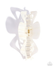 Load image into Gallery viewer, Paparazzi ♥ Striped State of Mind - White ♥ Hair Clip C61
