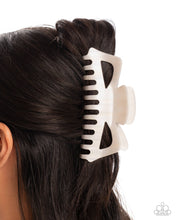Load image into Gallery viewer, Paparazzi ♥ Striped State of Mind - White ♥ Hair Clip C61