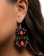 Load image into Gallery viewer, Paparazzi ♥ Studded Sister - Red ♥ E2135