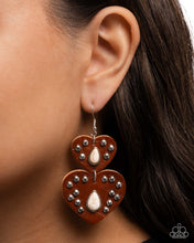 Load image into Gallery viewer, Paparazzi ♥ Studded Sister - White ♥ E2156