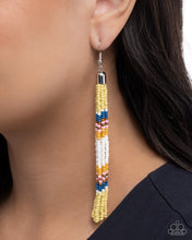 Load image into Gallery viewer, Paparazzi ♥ Stunning Strands - Yellow  ♥ E2150