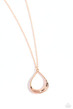 Load image into Gallery viewer, Paparazzi ♥ Subtle Season Necklace &amp; SUbtle Solistice Earrings - Rose Gold Set ♥ S103