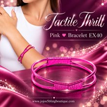 Load image into Gallery viewer, Paparazzi ♥ Tactile Thrill - Pink ♥ Bracelet EX40