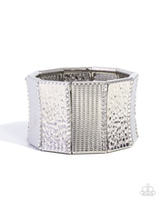 Load image into Gallery viewer, Paparazzi ♥ Textured Title - Silver ♥ B1026