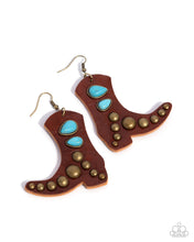 Load image into Gallery viewer, Paparazzi ♥ These Boots Were Made for Dancing - Brown ♥ E2131