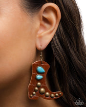Load image into Gallery viewer, Paparazzi ♥ These Boots Were Made for Dancing - Brown ♥ E2131