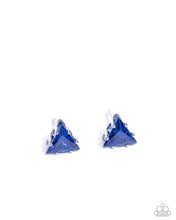Load image into Gallery viewer, Paparazzi ♥ Triangular Twinkle - Blue ♥ Post Stud E1916