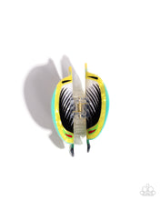 Load image into Gallery viewer, Paparazzi ♥ Tropical Tail - Yellow ♥ Hair Clip C56
