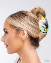 Load image into Gallery viewer, Paparazzi ♥ Tropical Tail - Yellow ♥ Hair Clip C56