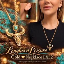 Load image into Gallery viewer, Paparazzi ♥ Longhorn Leisure - Gold ♥ Necklace EX52