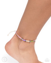 Load image into Gallery viewer, Paparazzi ♥ Turtle Task - Multi Pink ♥ Anklet A43