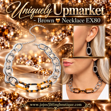 Load image into Gallery viewer, Paparazzi ♥ Uniquely Upmarket - Brown ♥ Necklace EX80