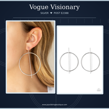 Load image into Gallery viewer, Paparazzi ♥ Vogue Visionary - Silver ♥ Post E2388