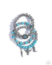 Load image into Gallery viewer, Paparazzi ♥ Western Wardrobe - Blue ♥ B1042