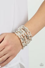 Load image into Gallery viewer, Paparazzi ♥ Lustrous Legacy - White ♥ Zi Collection Piece Bracelet Z2025