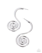 Load image into Gallery viewer, Paparazzi ♥ Spiral Showcase - Silver ♥ E2303