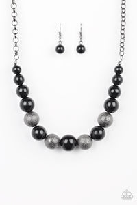 Color Me CEO Necklace & Humble Hustle Bracelet - Black Set S75