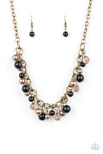 Load image into Gallery viewer, The GRIT Crowd Necklace &amp; Grit And Glamour Bracelet - Black Set - S66
