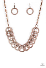 Load image into Gallery viewer, The Main Contender Necklace &amp; Circa de Contender Bracelet - Copper S59