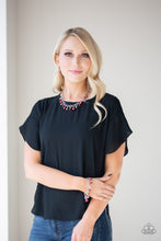 Load image into Gallery viewer, Fiercely Fancy Necklace &amp; Fancy Fascination - Red Set S72