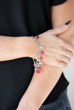 Load image into Gallery viewer, Fiercely Fancy Necklace &amp; Fancy Fascination - Red Set S72