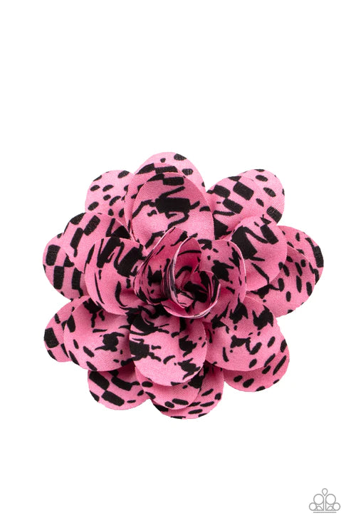 Paparazzi ♥ Patterned Paradise - Pink ♥ Hair Clip (C-4)
