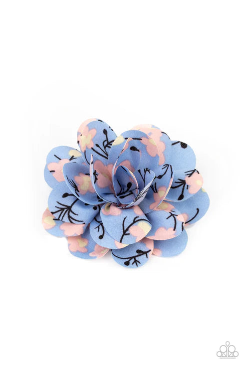 Paparazzi ♥ Springtime Eden - Blue ♥ Hair Clip (C-2)