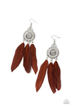 Load image into Gallery viewer, Paparazzi ♥ Pretty in PLUMES - Brown ♥ E791